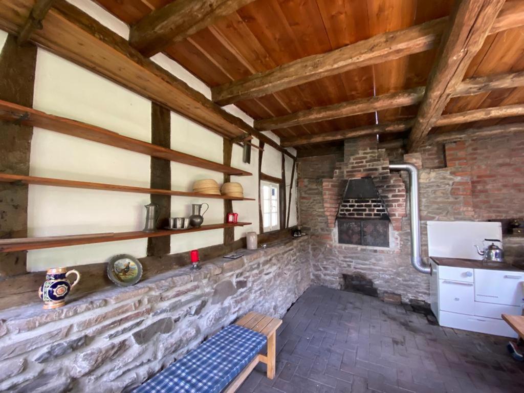 Ferienwohnung Am Alten Backhaus Бад-Берлебург Экстерьер фото